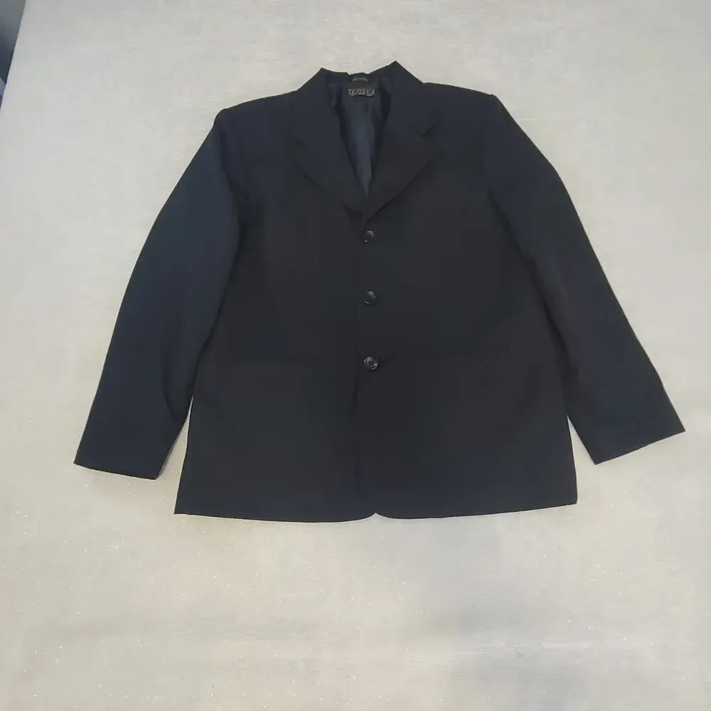 Cole by Sweet Kids boys Husky blazer black size 14H Formal Wedding Event Party